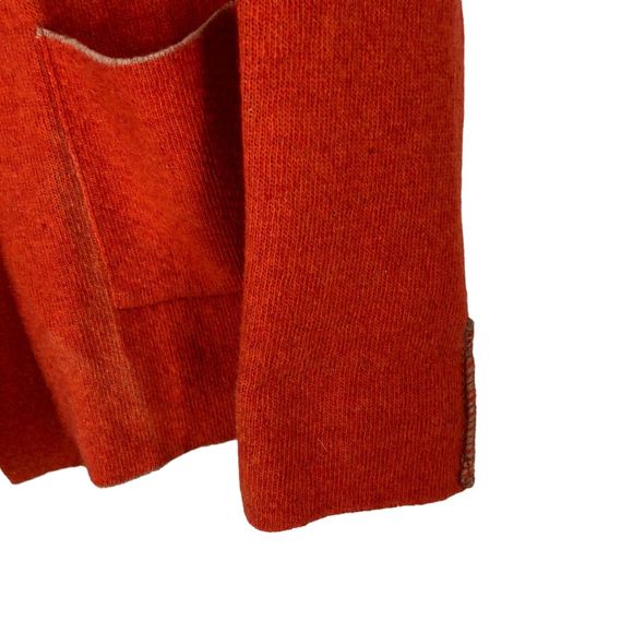 A•IDA Wool Hooded Cardigan w/2 Front Pockets, Neck Closure, Soft & Cozy SZ L - Picture 4 of 8